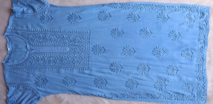 Duaa Ice Blue Modal Kurta Pant set