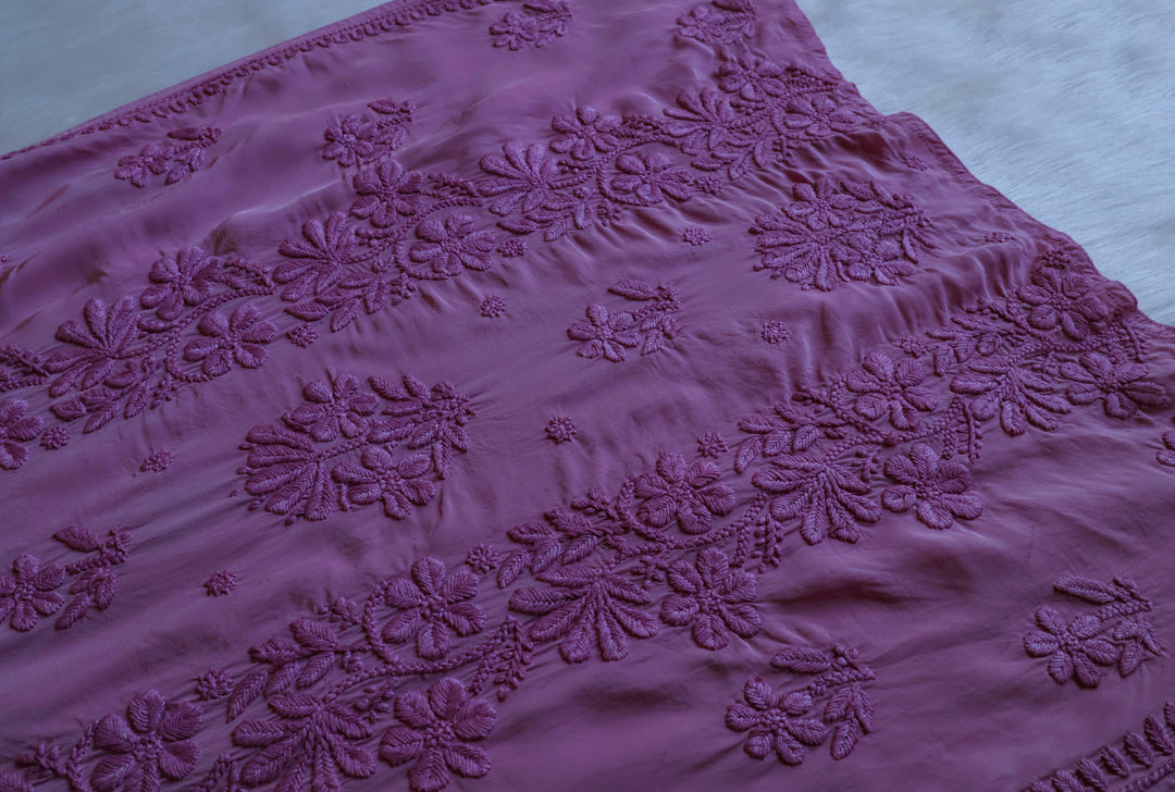 Haya Dusty Purple Pure Crepe Kurta