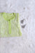 Mehr Lime Green & White Long Georgette kurta