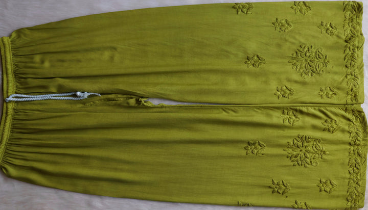 Nagma Olive Green 2 piece Rayon set