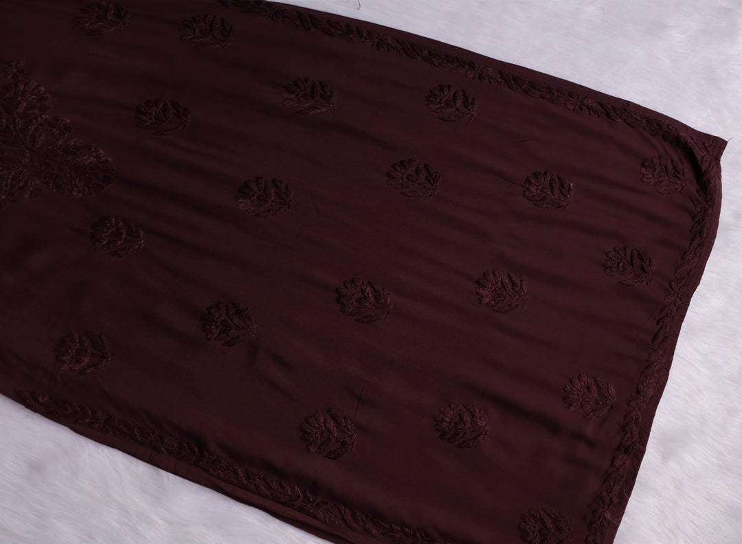 Alvira Smoky Purple Ombre Long Rayon Kurta