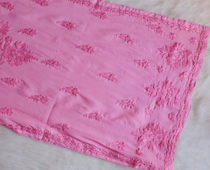 Alanah Baby Pink Chanderi Kurta