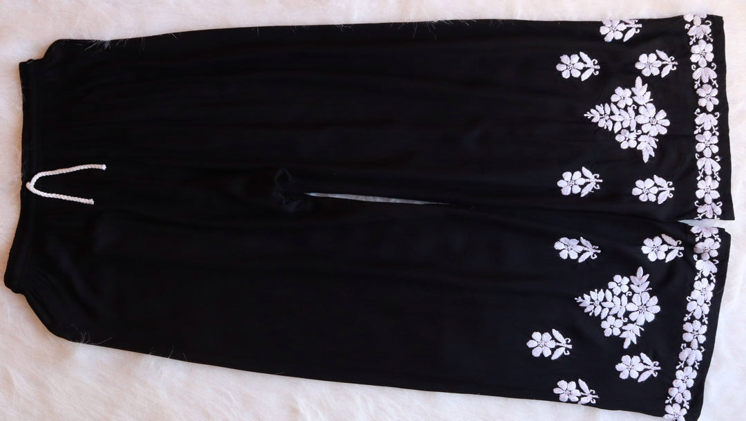 Naila Black Rayon Kurta Pant set