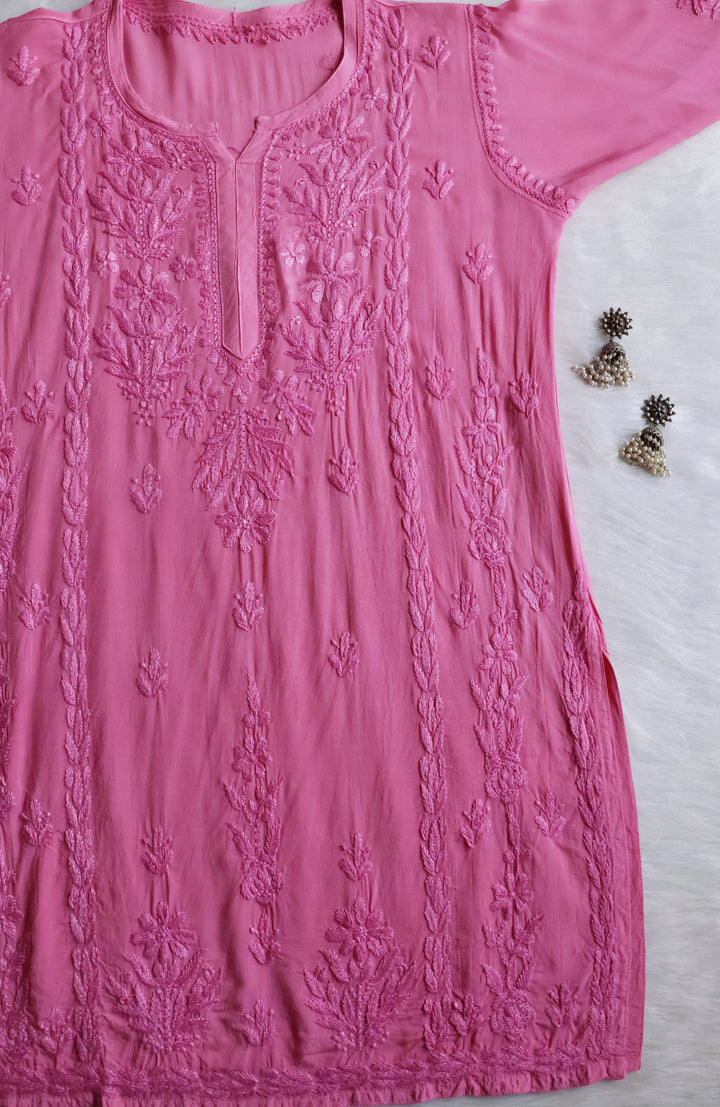 Mehreen Pink Modal short top
