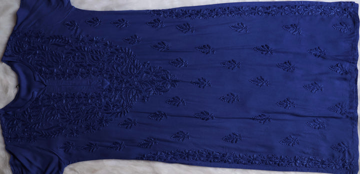 Nazakat Royal Blue 2 piece Rayon setr