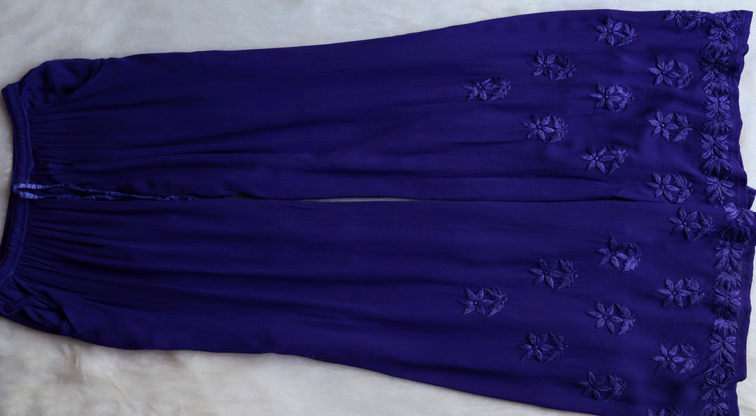 Zimra Deep Purple Viscose 3 Piece Set