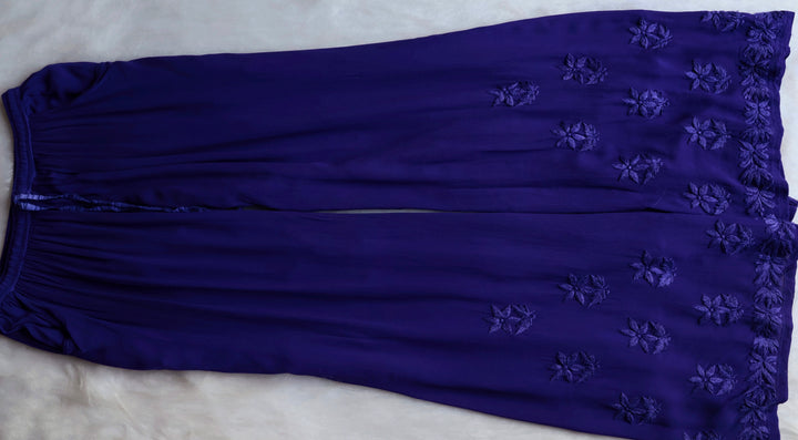 Zimra Deep Purple Viscose 3 Piece Set