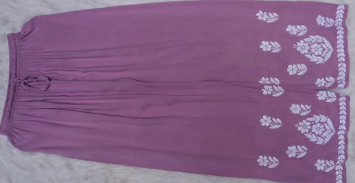 Noura Dusty Purple Rayon Kurta Pant set