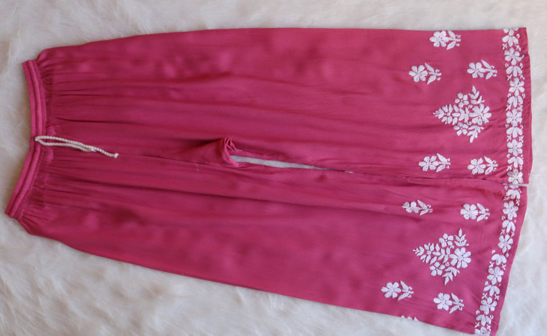 Naila Mauve Pink Rayon Kurta Pant set