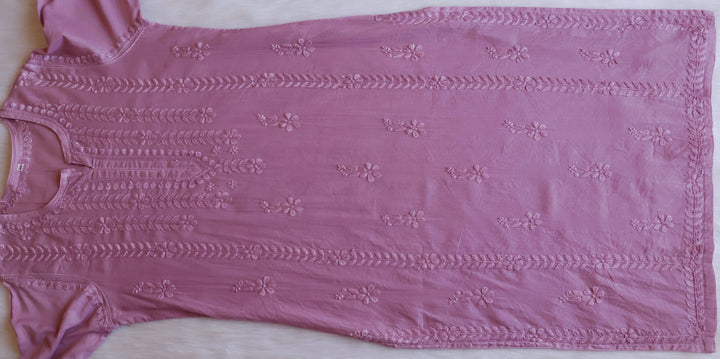 Noor Dusty Purple Pure Cotton Kurta