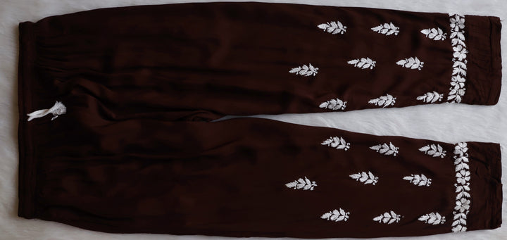 Mirha Chocolate Brown Sleeveless Modal Kurta Set