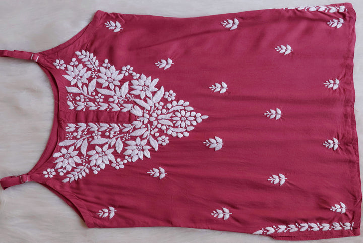 Mirha Mauve Pink Short Sleeveless Kurta