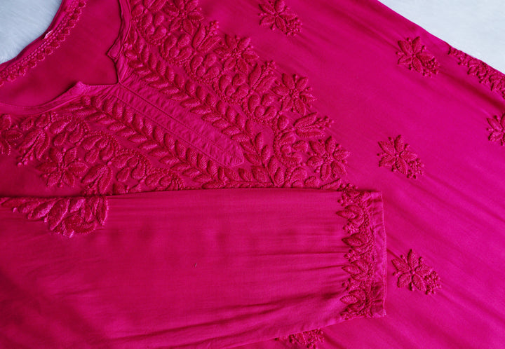 Sarah Deep Pink Modal short top