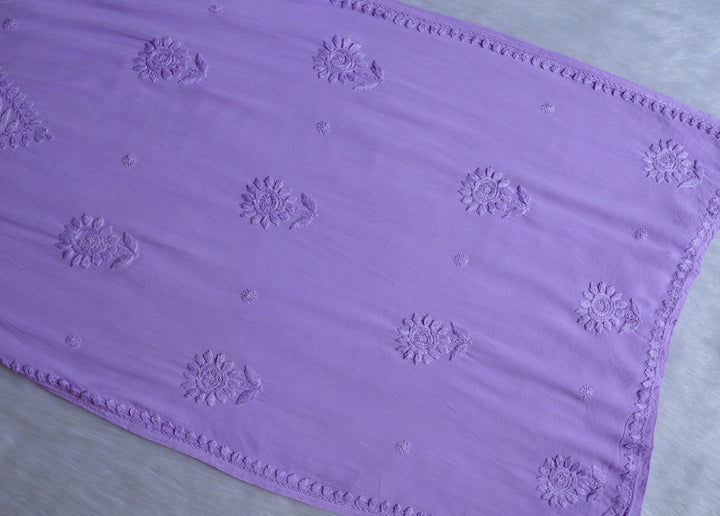 Alina Lavender Long Rayon Kurta