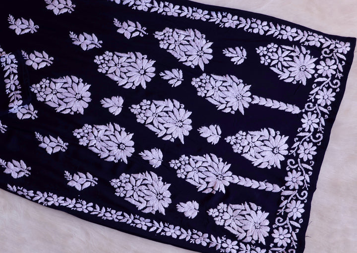 Amaara Navy Blue Rayon Kurta Set