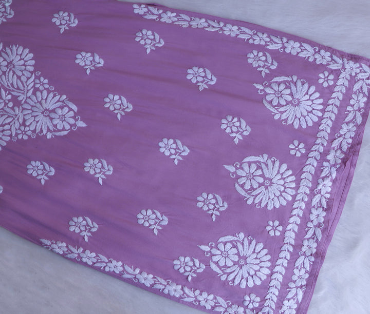 Ayesha Dusty Purple Rayon Kurta Pant set