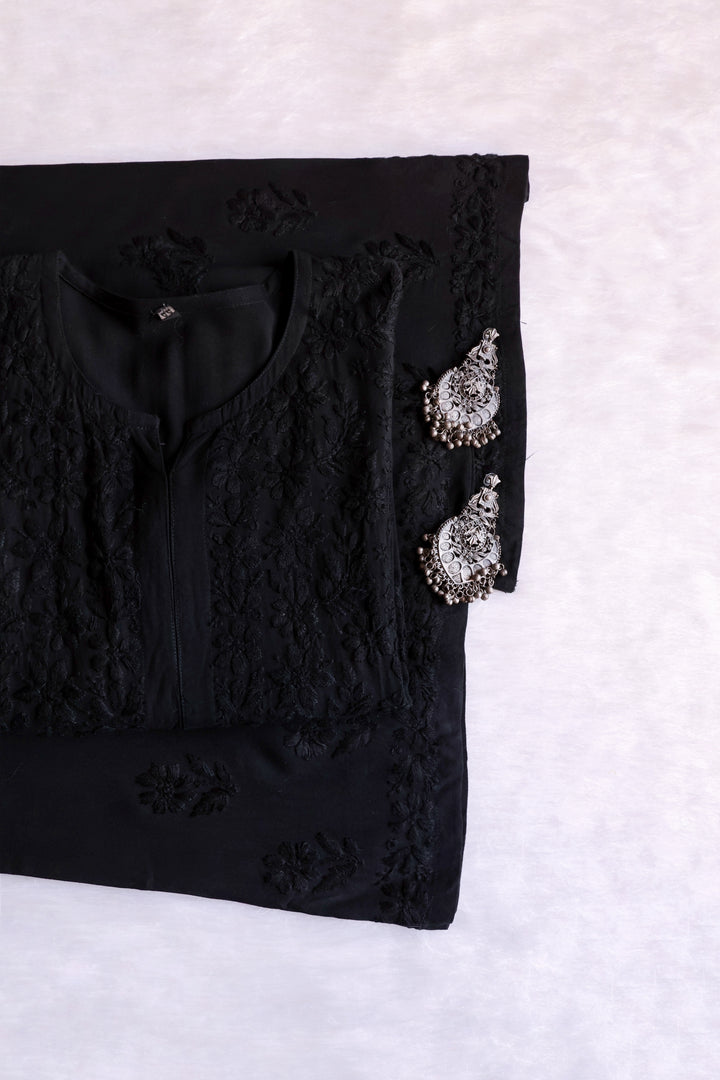 Iqra Black 2 piece Rayon set