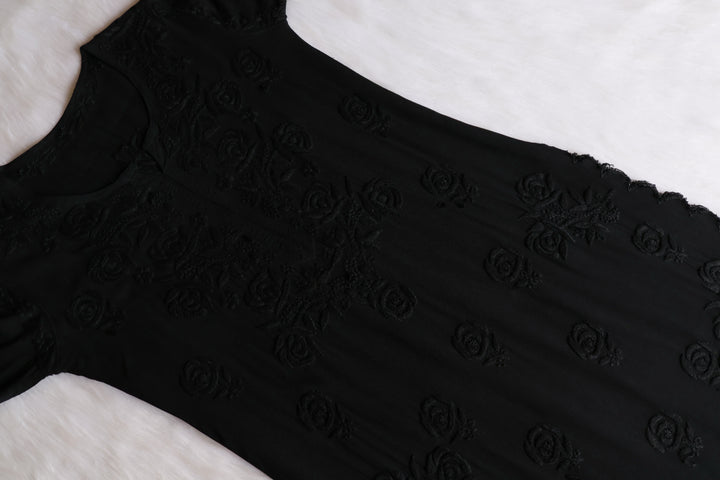 Gul Black Scalloped Rayon set