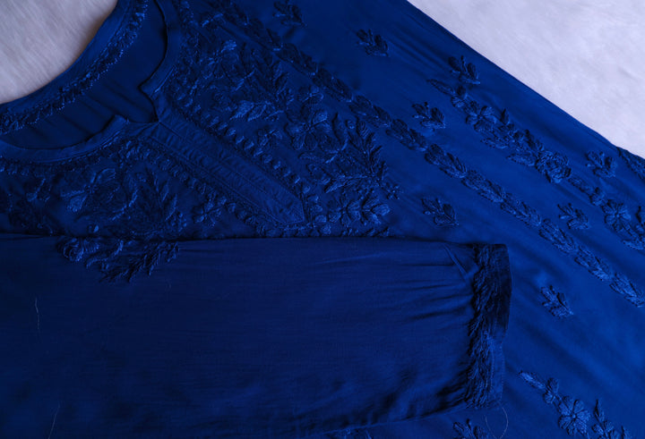 Mehreen Royal Blue Modal short top
