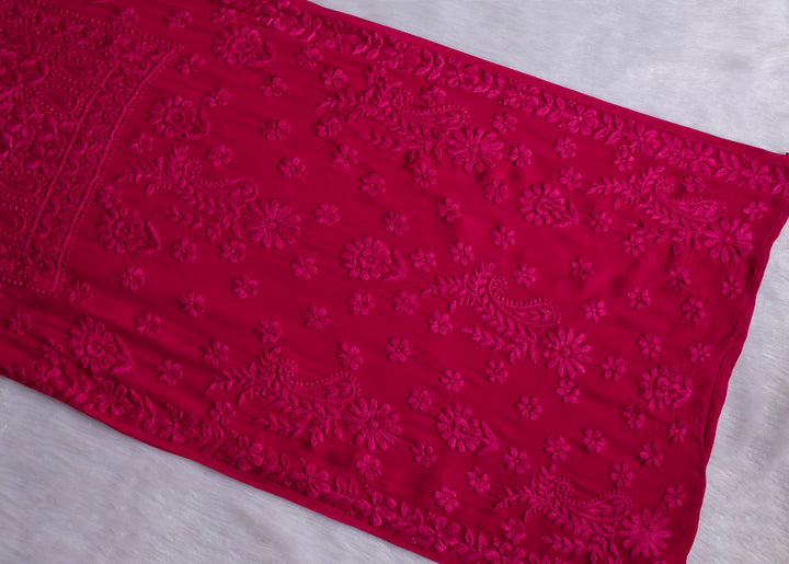 Ayzel Deep Pink Viscose 3 Piece Set