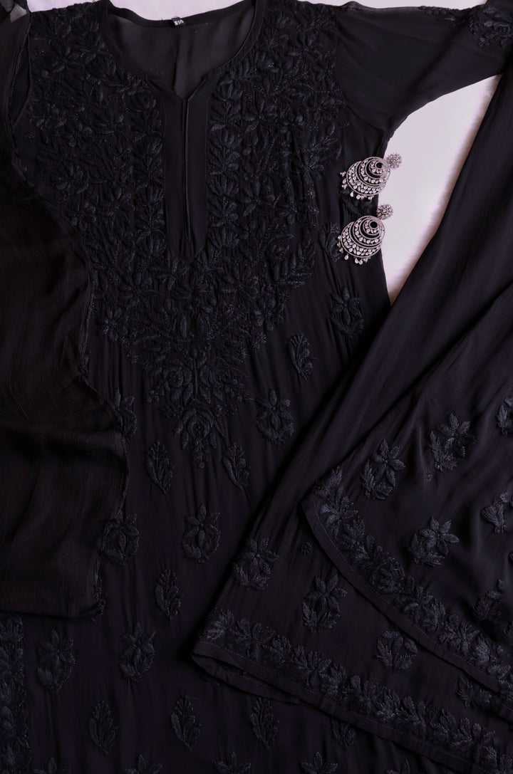 Zimra Black Viscose 3 Piece Set
