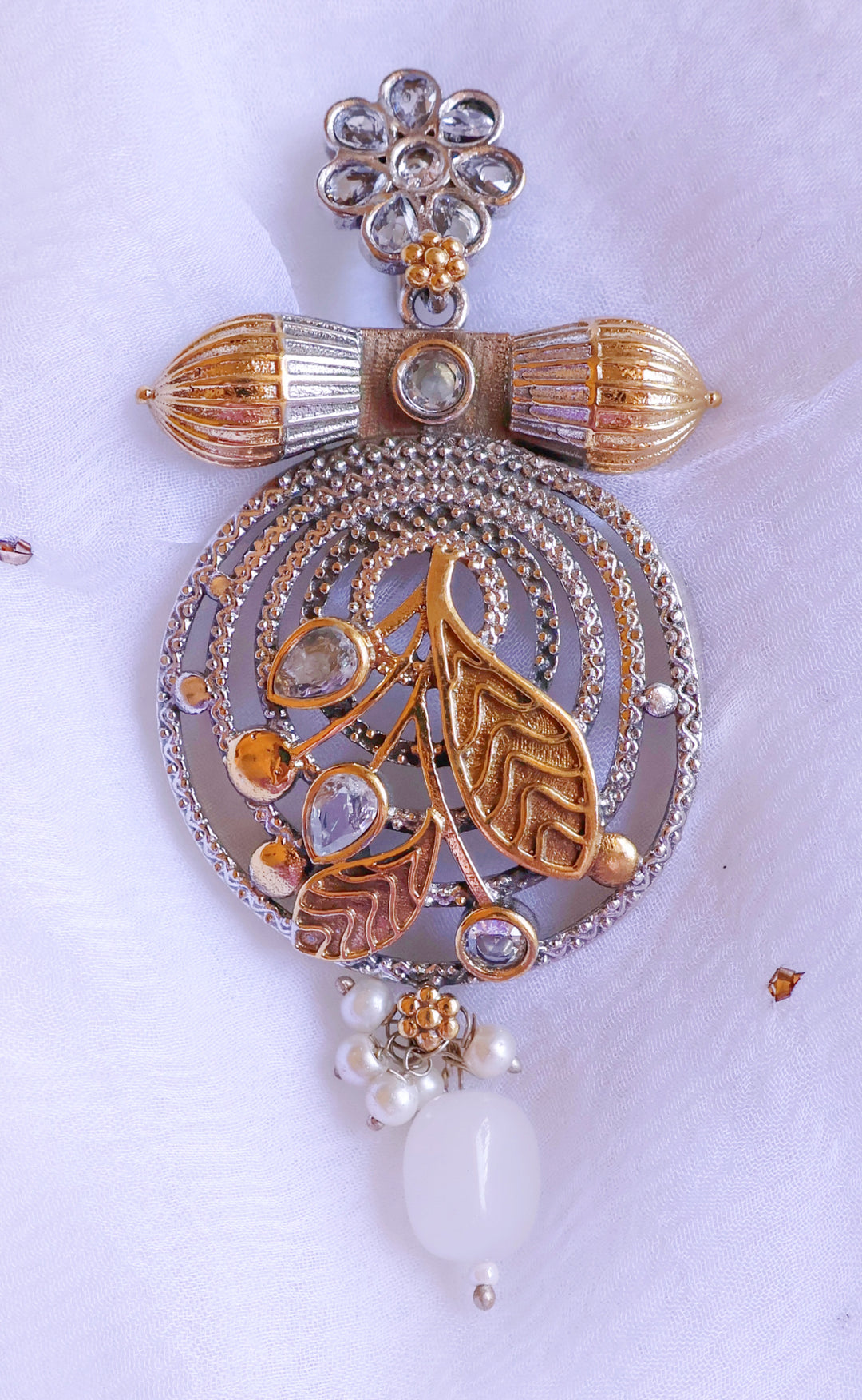 Chunky Dual Toned Earrings