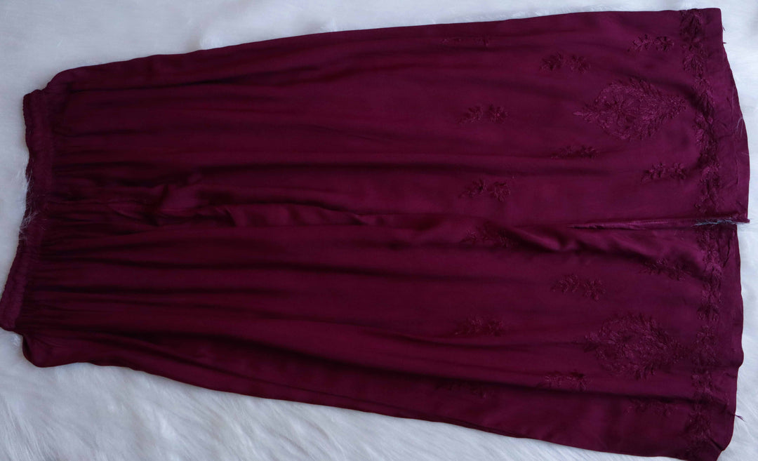 Nazakat Plum 2 piece Rayon set