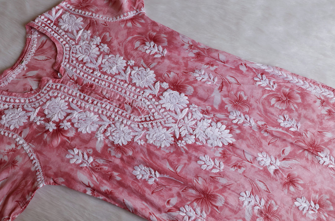 Ayra Mauve Pink Pure Mulmul set
