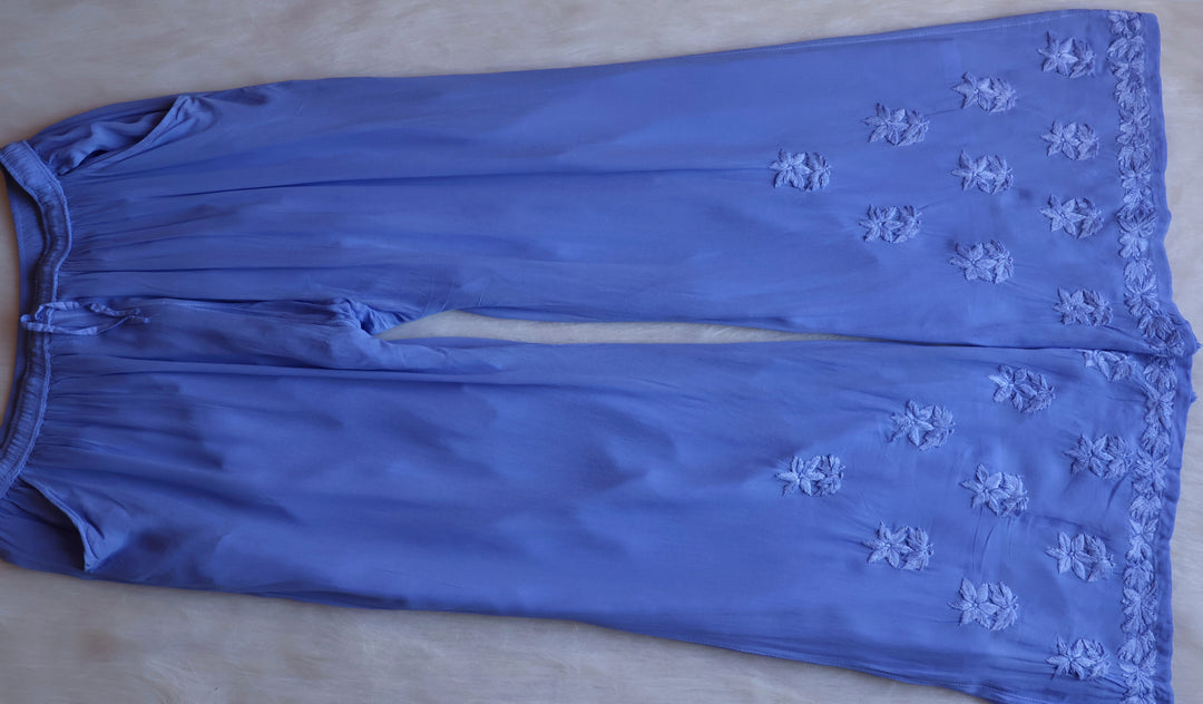 Zimra Ice Blue Viscose 3 Piece Set