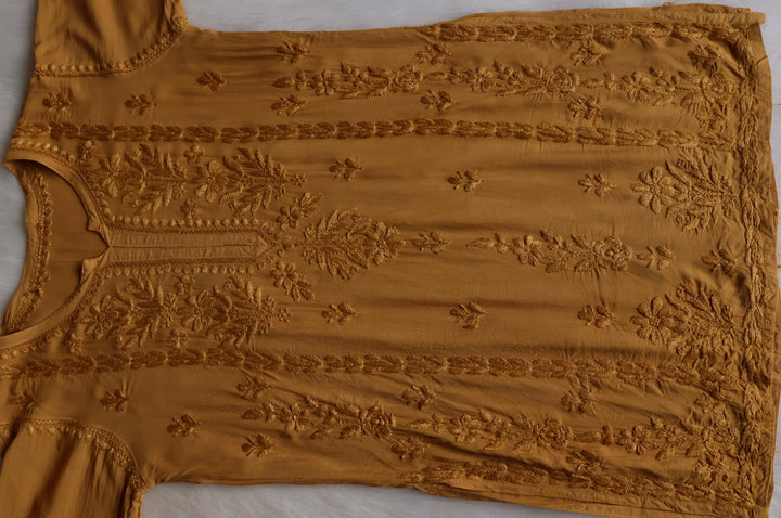 Mehreen Mustard Modal short top