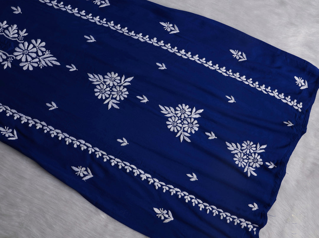 Zainab Royal Blue Long Rayon kurta