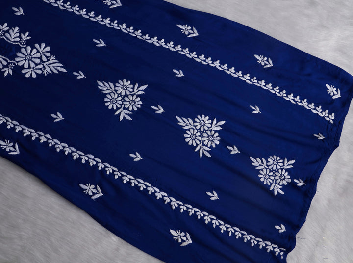 Zainab Royal Blue Long Rayon kurta
