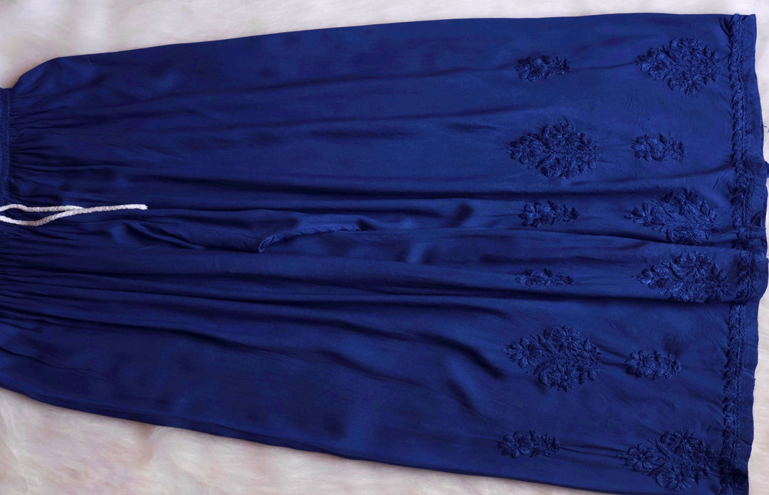 Azel Royal Blue 2 piece Rayon set