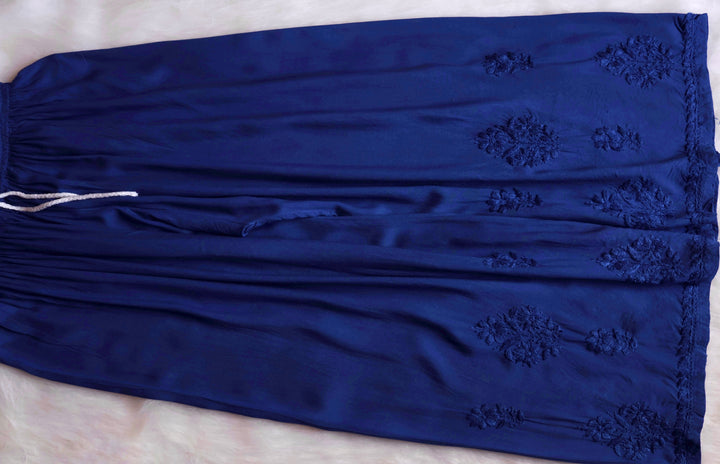 Azel Royal Blue 2 piece Rayon set