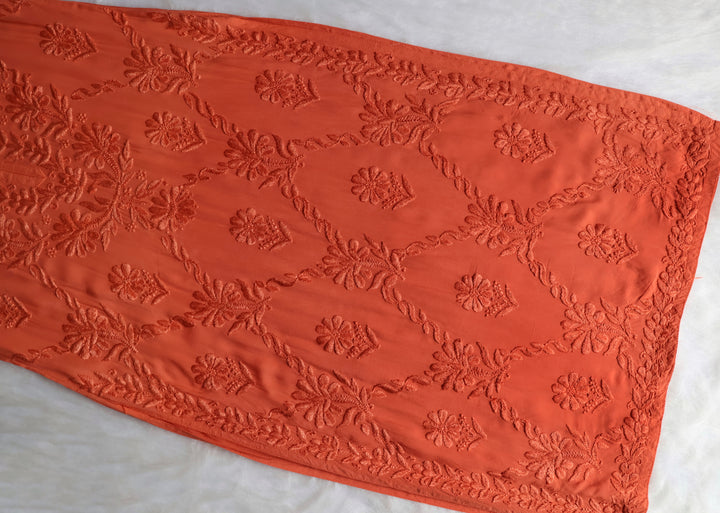 Alanah Saffron Long Modal Kurta