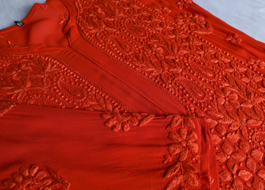 Ayzel Rust Viscose 3 Piece Set