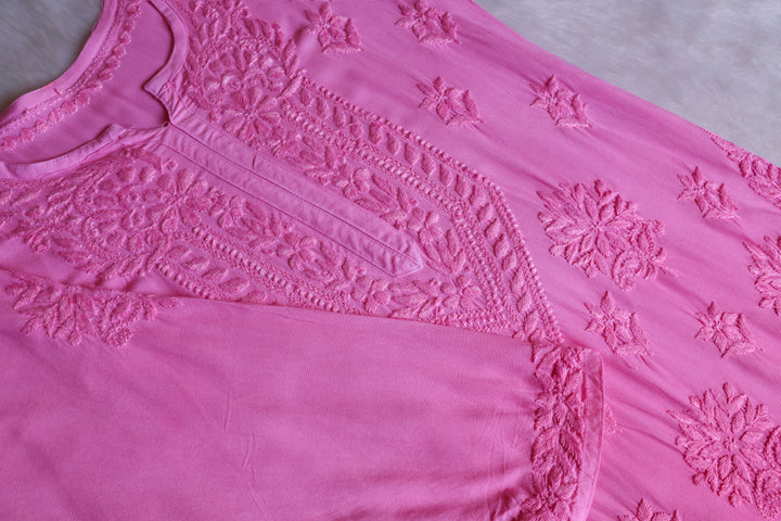 Nagma Baby Pink 2 piece Rayon set