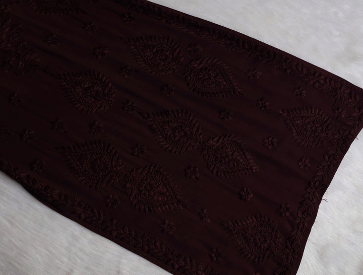 Zobia Chocolate Brown 2 piece Rayon set