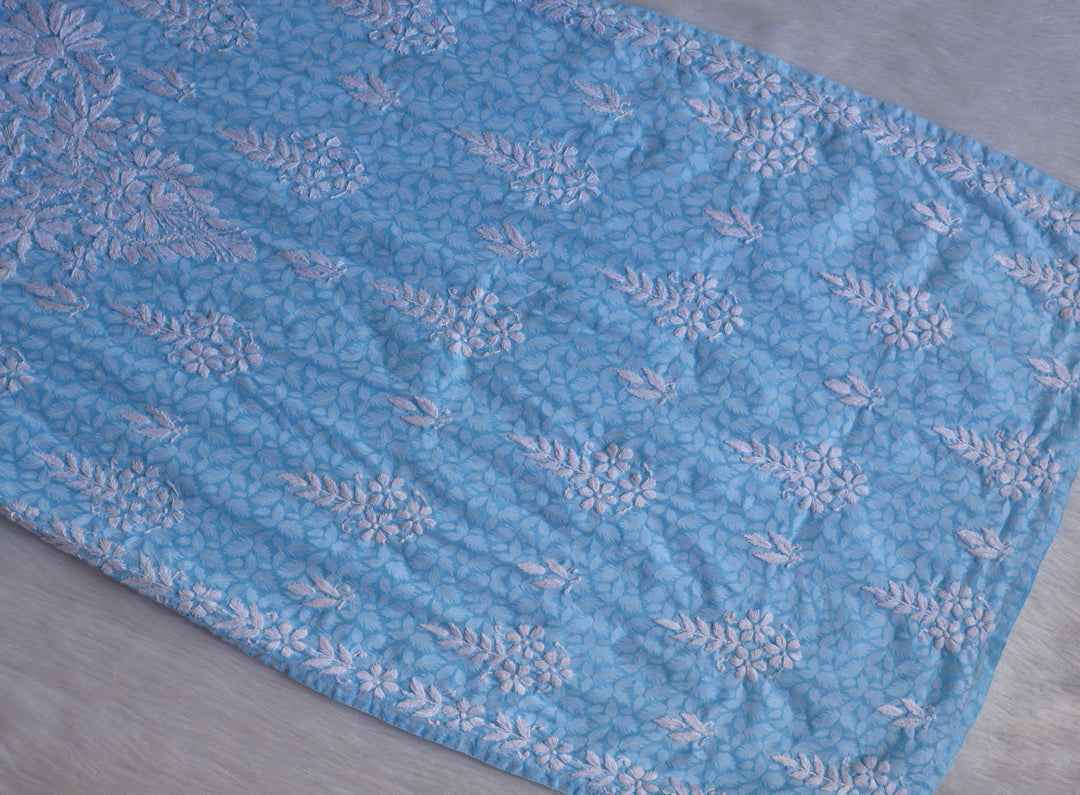 Zargul Sky Blue Pure Cotton set