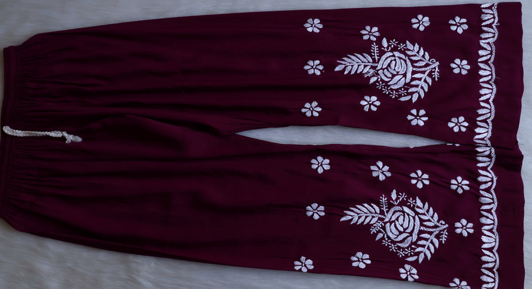 Anaisha Deep Purple Silk Crepe Kurta set