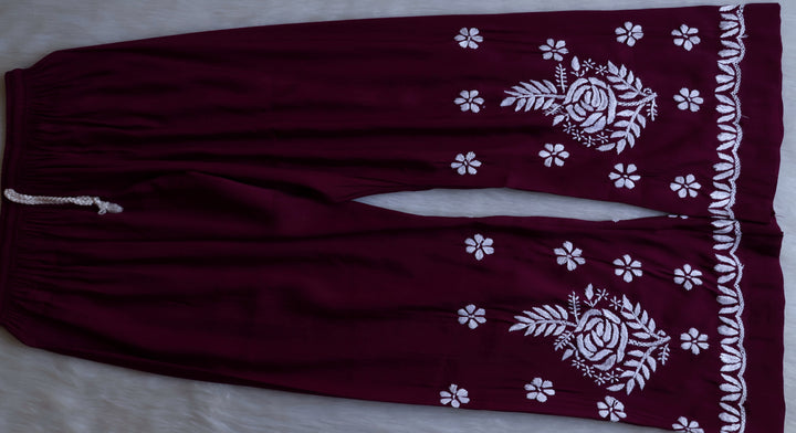 Anaisha Deep Purple Silk Crepe Kurta set