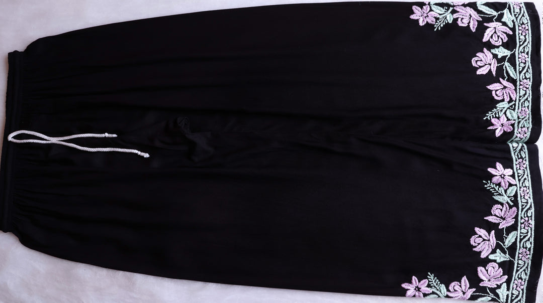Gul Kashmiri Black & Lavender Modal Kurta Set