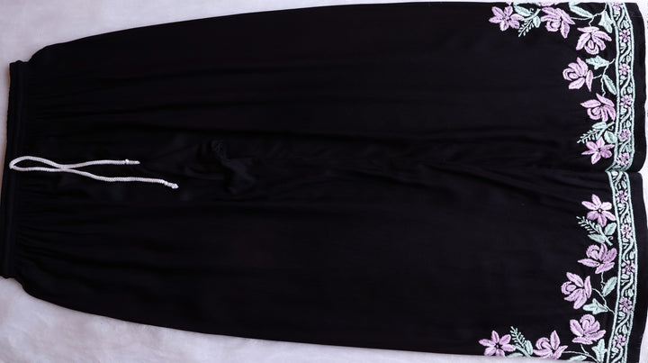 Gul Kashmiri Black & Lavender Modal Kurta Set
