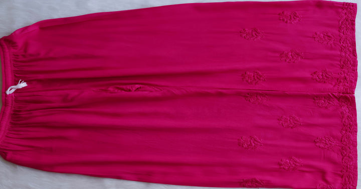 Farhaa Deep Pink 2 piece Rayon set