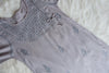 Zahrah Grey Cotton long kurta
