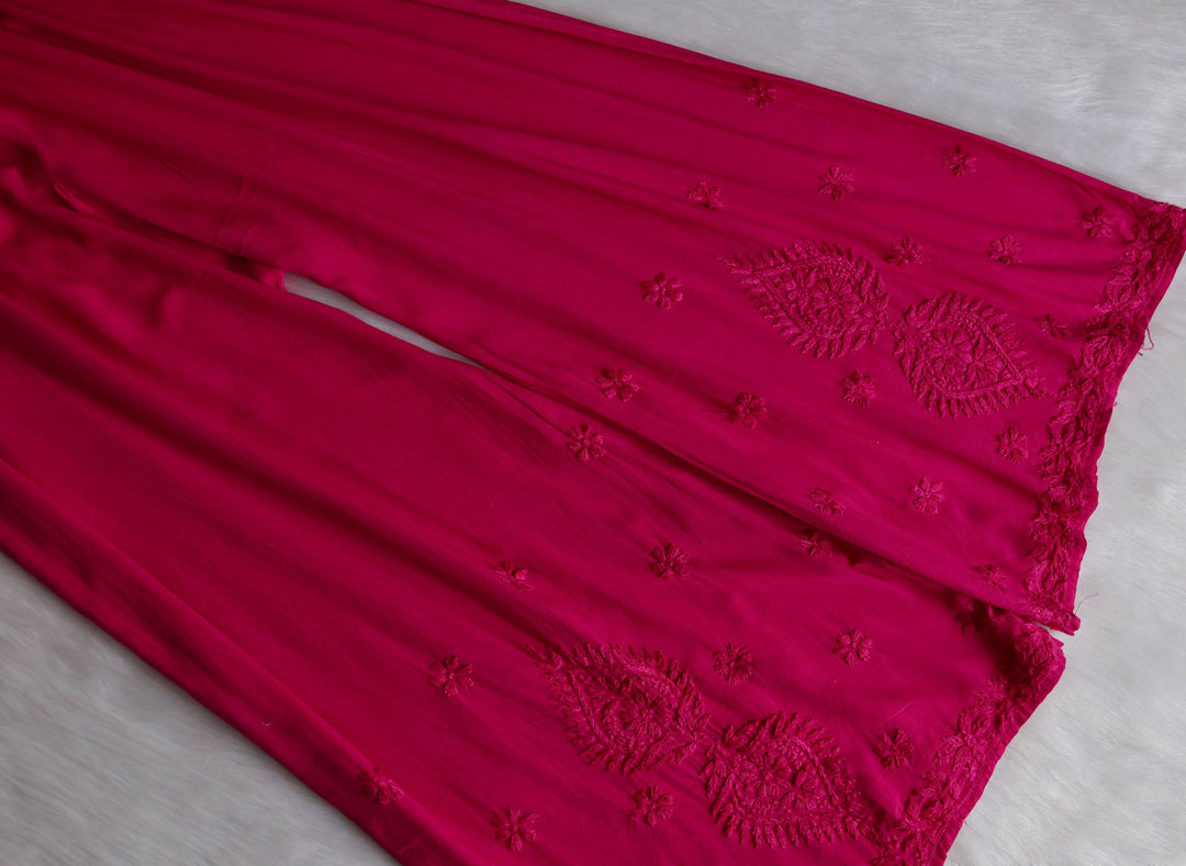 Zobia Deep Pink 2 piece Rayon set
