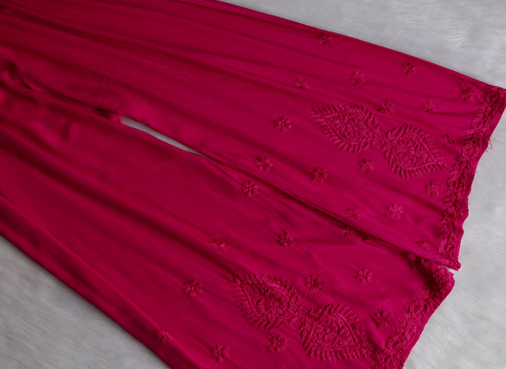 Zobia Deep Pink 2 piece Rayon set