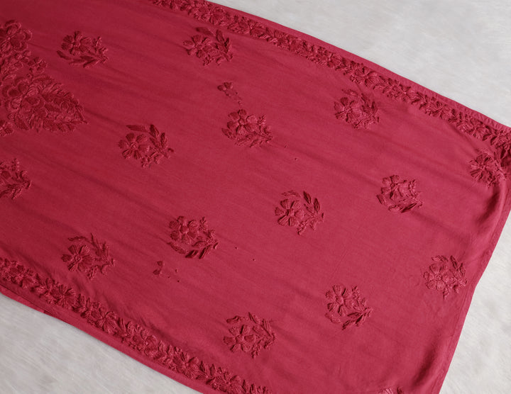 Sanam Rose Brown Ombre Long Rayon Kurta