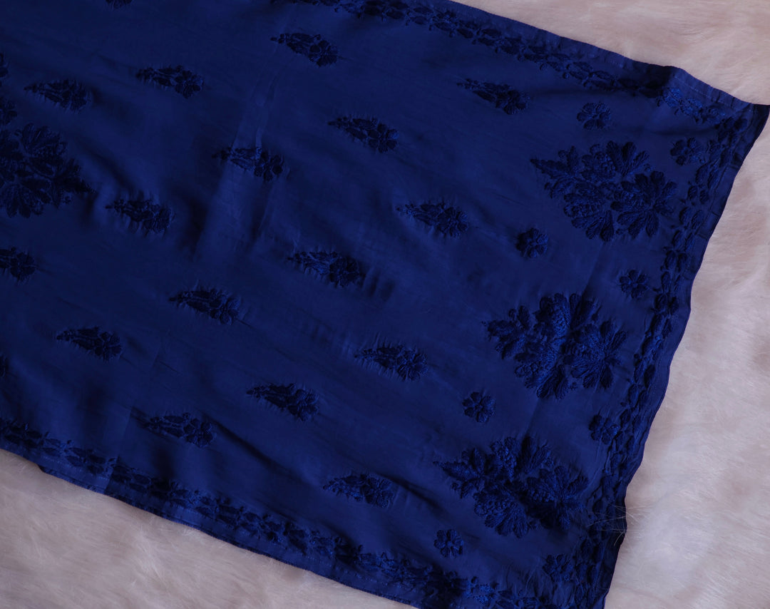 Alanah Royal Blue Chanderi Kurta