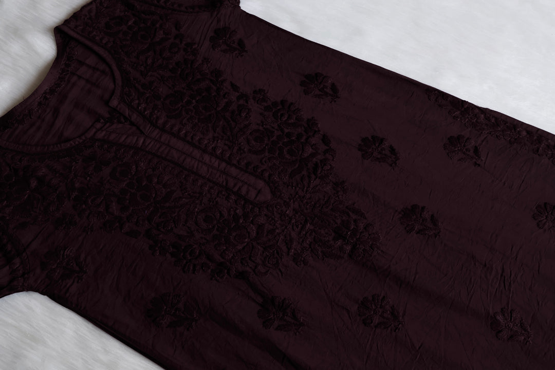 Meerab Smokey Grey Pure Chanderi set